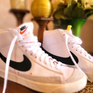 Women's Nike High Tops Worn Once